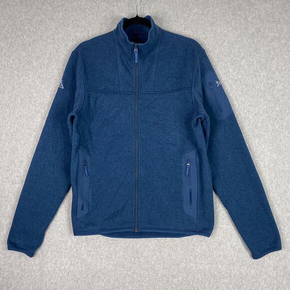 Arc'teryx Other - Arcteryx Jacket Mens M Blue Covert Cardigan Full Zip Logo